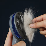 Kimpets Cat Comb Dog Hair Remover Brush Pet Grooming Slicker Needle Comb Removes Tangled Self Cleaning Pet Supplies Accessories - Livefree