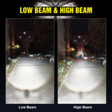 Motorcycle H4 BA20D LED Headlight Blubs with Fan 20W 6000K Moto Light CSP Chips Scooter Accessoire Motobike LED Head Lamp - Livefree