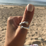 Gothic Hug Muscle Hands Rings For Women Men Adjustable Open Cuff Ring Party Wedding Couple Rings Vintage Jewelry Anillos Bague - Livefree