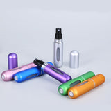 5ml Perfume Atomizer Portable Liquid Container For Cosmetics Mini Aluminum Spray Alcochol Empty Bottle  Refillable For Traveling - Livefree