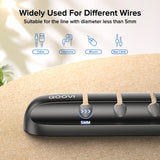 QOOVI Cable Organizer Management Wire Holder Flexible USB Cable Winder Tidy Silicone Clips For Mouse Keyboard Earphone Protector - Livefree