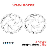 BLOOKE Electric Scooter Hydraulic Disc Brake Left/Right Set 140mm 160mm 180mm Power-Off E-bike Brakes with Rotor for Kugoo - Livefree