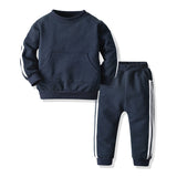top and top Baby Clothing Sets Baby Boy Girls Clothes 2PCS Outfits Fleece Hooded Tops Pants Bebes Tracksuit Sports Clothes - Livefree