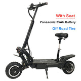 FLJ Powerful Electric Scooter 60V 5600W 11inch Off Road Big Wheel fast charge Motor e scooter kick Foldable adults Scooters - Livefree