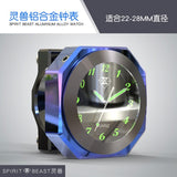 SPIRIT BEAST Motocross Table Clock Parts Scooter Decorative Hour Bell Waterproof Electronic Bell Car Clocks Watches Sports Watch - Livefree