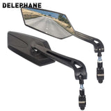 Bike Rear View Mirror Reflector Adjustable Rotatable Handlebar Mirror Clear Rearview Electric Scooter Cycling Bicycle Accessorie - Livefree