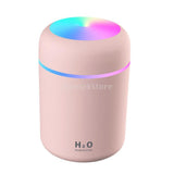 Portable 300ml Electric Air Humidifier Aroma Oil Diffuser USB Cool Mist Sprayer with Colorful Night Light for Home Car - Livefree