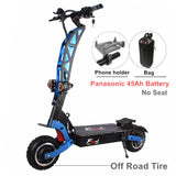 FLJ 7000W E Scooter with Dual engines 72V Electric scooter Road tire led pedal best Top Speed electrico skate board kickscooter - Livefree