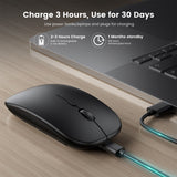 Wireless Mouse Bluetooth Rechargeable Mouse Wireless Computer Silent Mause Ergonomic Mini Mouse USB Optical Mice For PC laptop - Livefree
