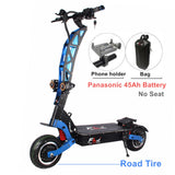 FLJ 7000W E Scooter with Dual engines 72V Electric scooter Road tire led pedal best Top Speed electrico skate board kickscooter - Livefree