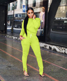 Winter Two Piece Set Women's set Long sleeve TShirt pants suit Casual tracksuit outfit Sweatsuit Sporty - Livefree