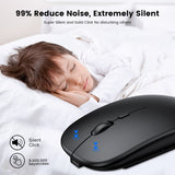 Wireless Mouse Bluetooth Rechargeable Mouse Wireless Computer Silent Mause Ergonomic Mini Mouse USB Optical Mice For PC laptop - Livefree