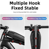 ROCKBROS Hard Shell Front Frame Scooter Hanging Bag Waterproof MTB Road Bike Folding Bag Multifunctional Electric Bicycle Bag - Livefree