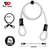 WEST BIKING Bicycle U Lock MTB Road Bike Padlock 2 Keys Anti-theft Safety Motorcycle Scooter Cycling Lock Bicycle Accessories - Livefree