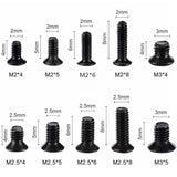 M2 M3 Screw Set KM2 Machine Laptop Screw Flat Head Phillips Drive Accessories for Repair Computer Electronic Laptop Screws Kit - Livefree