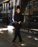 Winter Two Piece Set Women's set Long sleeve TShirt pants suit Casual tracksuit outfit Sweatsuit Sporty - Livefree