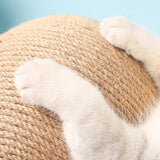 Cat Scratching Ball Toy Kitten Sisal Rope Ball Board Grinding Paws Toys Cats Scratcher Wear-resistant Pet Furniture supplies - Livefree