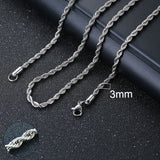 Vnox Cuban Chain Necklace for Men Women, Basic Punk Stainless Steel Curb Link Chain Chokers,Vintage Gold Tone Solid Metal Collar - Livefree
