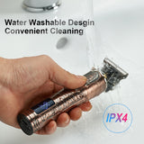 RESUXI Professional LCD display Hair Trimmer Hair Clipper Rechargeable Beard Trimmer for Men Cordless Trimmer Hair cutting tools - Livefree