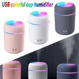 VIP Portable Humidifier USB Ultrasonic Dazzle Cup Aroma Diffuser Cool Mist Maker Air Humidifier Purifier with Romantic Light - Livefree