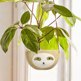 Creative Ceramic Hanging Flower Plant Pots Scindapsus Chlorophytum Hanging Flower Basket Cartoons Animal Vase Garden Decoration - Livefree