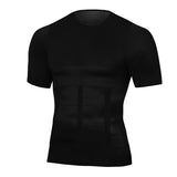 Classix Men Body Toning T-Shirt Slimming Body Shaper Corrective Posture Belly Control Compression Man Modeling Underwear Corset - Livefree