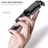 FANGTUOSI Wireless bluetooth selfie stick foldable mini tripod with fill light shutter remote control for IOS Android - Livefree