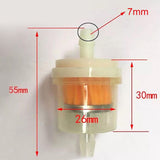 New 10pcs Universal Gasoline Gas Fuel Gasoline Oil Filter For Scooter Motorcycle Moped Scooter Dirt Bike ATV Fuel Filter - Livefree