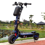 FLJ 7000W E Scooter with Dual engines 72V Electric scooter Road tire led pedal best Top Speed electrico skate board kickscooter - Livefree