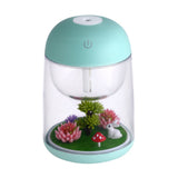 Mini Portable Mist Humidifier Transparent Micro-landscape Air Humidifier Spray Air Purifier Diffuser with LED Lights for Home - Livefree