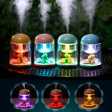 Mini Portable Mist Humidifier Transparent Micro-landscape Air Humidifier Spray Air Purifier Diffuser with LED Lights for Home - Livefree