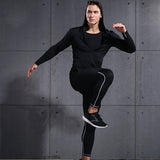 WorthWhile 5 Pcs/Set Men's Tracksuit Compression Sports Wear for Men Gym Fitness Exercise Workout Tights Running Jogging Suits - Livefree