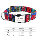 Nylon Dog Collar Personalized Pet Collar Engraved ID Tag Nameplate Reflective for Small Medium Large Dogs Pitbull Pug - Livefree