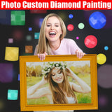 HOMFUN Photo Custom Diamond Painting 5D DIY Picture of Rhinestones Diamond Embroidery 3D Cross Stitch Home Wedding Decoration - Livefree