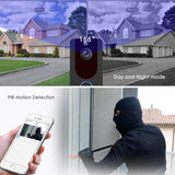 EKEN V7 HD 1080P Smart WiFi Video Doorbell Camera Visual Intercom Night vision IP Door Bell Wireless Security Camera - Livefree