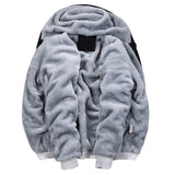 New Winter Tracksuits Men Set Thick Fleece Hoodies+Pants Suit Zipper Hooded Sweatshirt Sportswear Set Male Hoodie Sporting Suits - Livefree