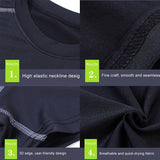 WorthWhile 5 Pcs/Set Men's Tracksuit Compression Sports Wear for Men Gym Fitness Exercise Workout Tights Running Jogging Suits - Livefree