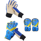 Kid's soccer goalkeeper gloves guantes de portero for children 5-16 years old soft goalkeeper gloves children riding scooters sp - Livefree