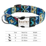 Nylon Dog Collar Personalized Pet Collar Engraved ID Tag Nameplate Reflective for Small Medium Large Dogs Pitbull Pug - Livefree