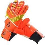 Kid's soccer goalkeeper gloves guantes de portero for children 5-16 years old soft goalkeeper gloves children riding scooters sp - Livefree