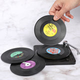6pcs Floppy Disk Cup Mat Coasters Drink Coasters Home Decor Bar Accessory SET Heat-insulated Cup Mats Drinks Holder Home Decor - Livefree
