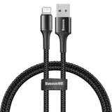 Baseus USB Cable For iPhone 12 11 13 Pro XS Max Xr X 8 7 6 LED Lighting Fast Charge Charger Date Phone Cable For iPad Wire Cord - Livefree