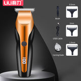 100-240 Professional Hair Clipper Cordless Electric Hair Trimmer 0 mm Hair Cutting Machine BCeard Trimmer Rechargeable - Livefree