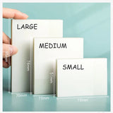 Transparent sticky notes with scrapes stickers sticky simple and high-value note paper for Student office stationery - Livefree