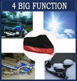 Motorcycle cover universal Outdoor UV Protector Scooter All Season waterproof Bike Rain Dustproof cover M L XL 2XL 3XL 4XL 190T - Livefree