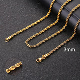 Vnox Cuban Chain Necklace for Men Women, Basic Punk Stainless Steel Curb Link Chain Chokers,Vintage Gold Tone Solid Metal Collar - Livefree
