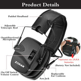 ZOHAN Electronic Shooting Ear Protection Sound Amplification Anti-noise Earmuffs Professional Hunting Ear Defender Outdoor Sport - Livefree