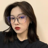 Transparent Computer Glasses Frame Women Men Anti Blue Light Round Eyewear Blocking Glasses Optical Spectacle Eyeglass - Livefree