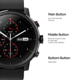 Original Amazfit Stratos Smartwatch Smart Watch GPS Calorie Count 50M Waterproof for Android iOS Phone - Livefree
