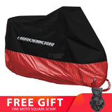 HEROBIKER Motorcycle Cover Outdoor Uv Protector Scooter Cover Bike Waterproof Dustproof Moto Rain Cover Indoor Lock-holes Design - Livefree